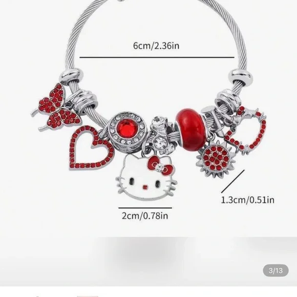 Hello Kitty Charm Bracelets - Picture 4 of 4